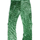 Crushed Velvet Cargos (Green)