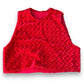 Red Fur Pullover Vest